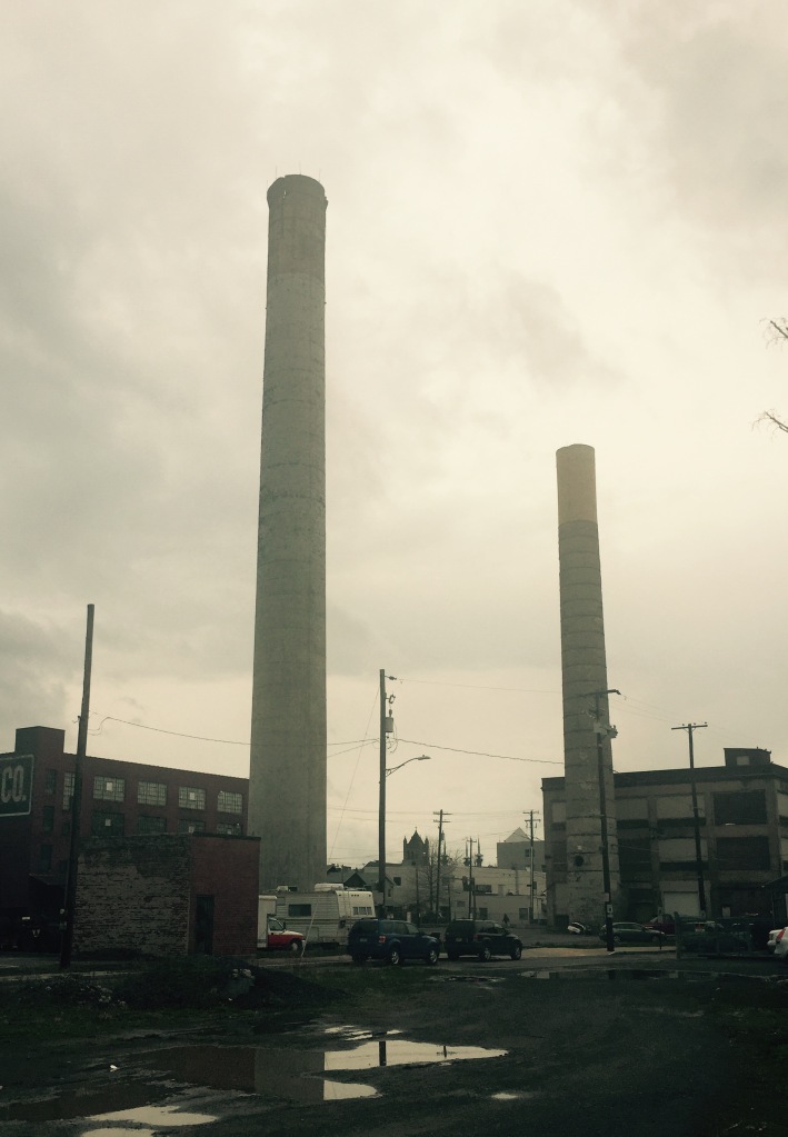 Old Smokestacks Photo by Molly Briana McMullen (April 7, 2016)